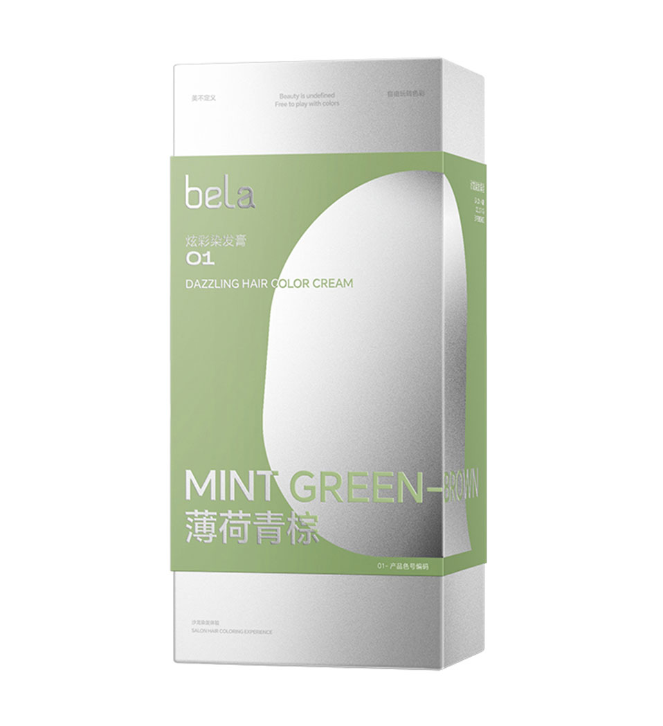 炫彩染发膏01-薄荷青棕Dazzling-Hair-Color-Cream-01--Mint-Green