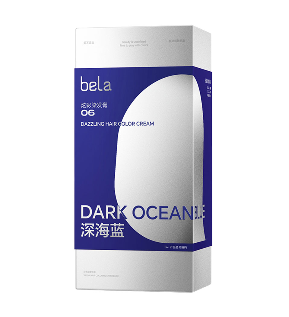 炫彩染发膏06-深海蓝Dazzling-Hair-Color-Cream-06--Dark-Ocean-Blue