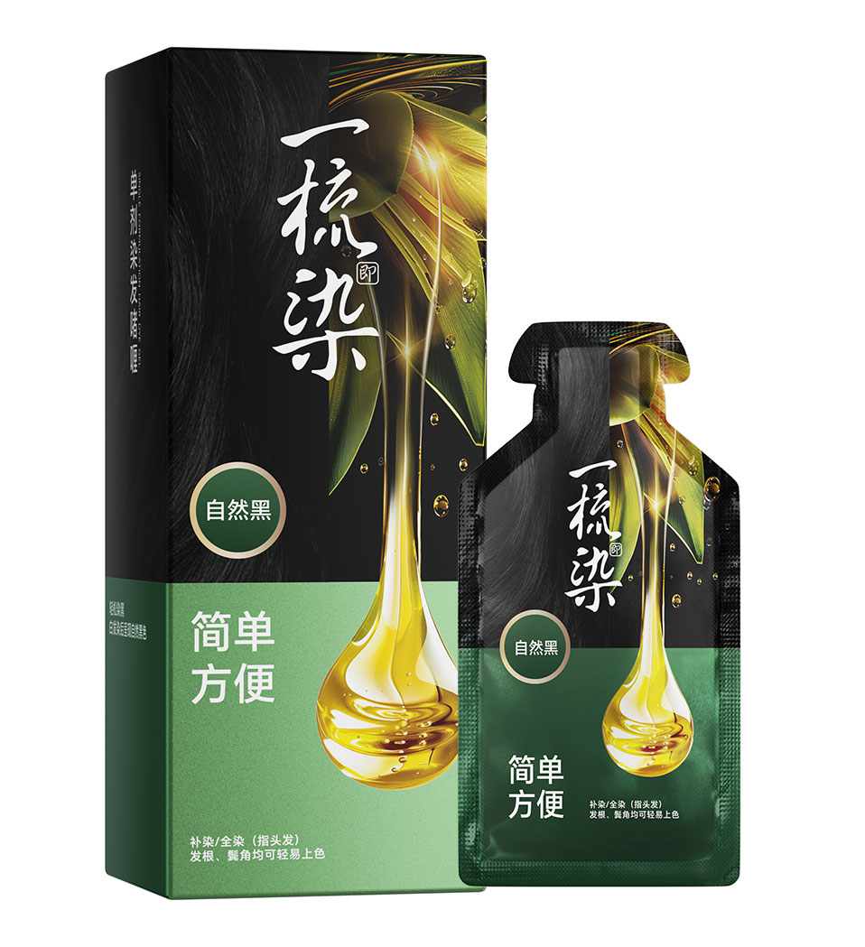 单剂染发啫喱（自然黑）Single-Hair-Color-Gel-(Natural-Black)